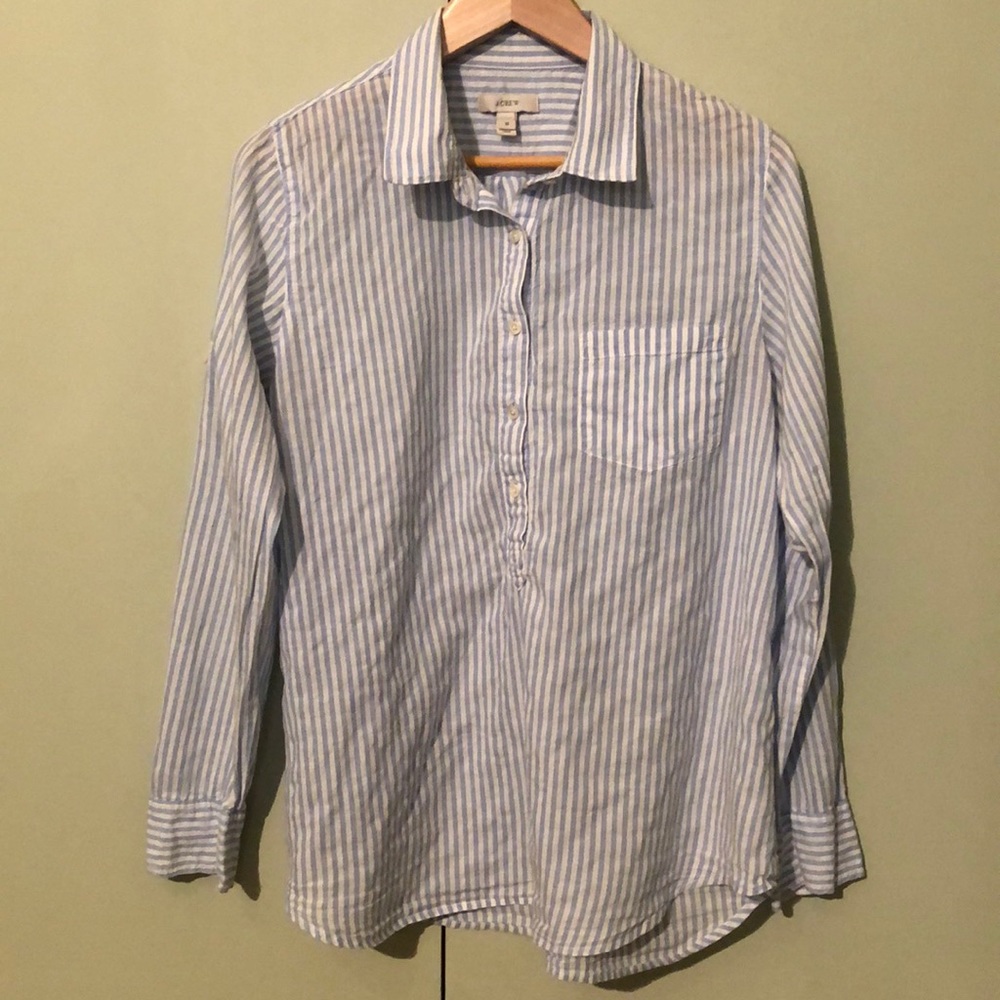J. Crew Striped Summer Shirt FINAL SALE